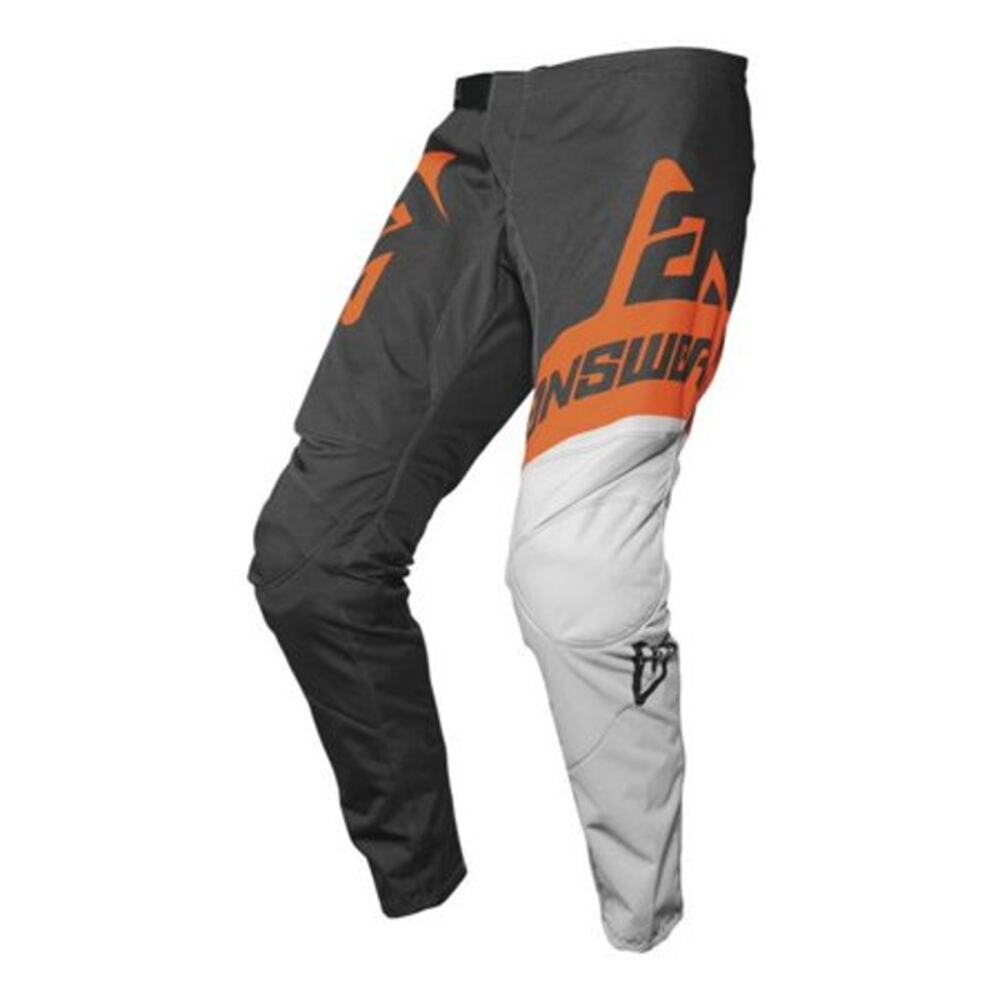 NWT! Answer‎ Syncron Voyd Youth Motocross Pants Black-white-orange, XS